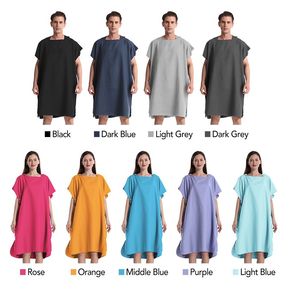 Quick Dry Hooded Towel With Hood Wetsuit Changing Towel For