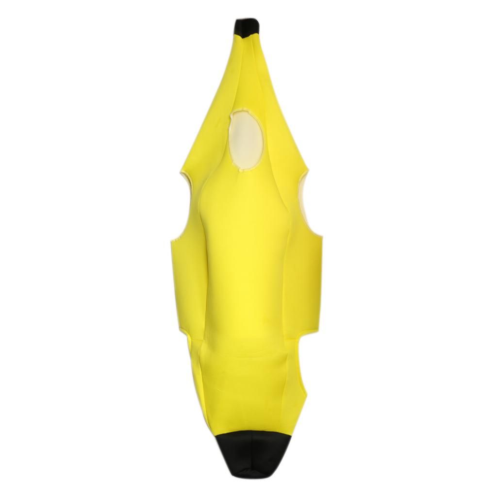 Funny Adult Banana Fancy Dress Costume Outfit