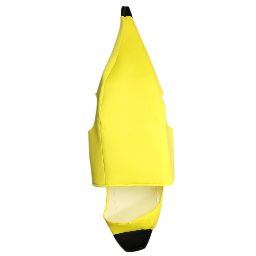 Funny Adult Banana Fancy Dress Costume Outfit