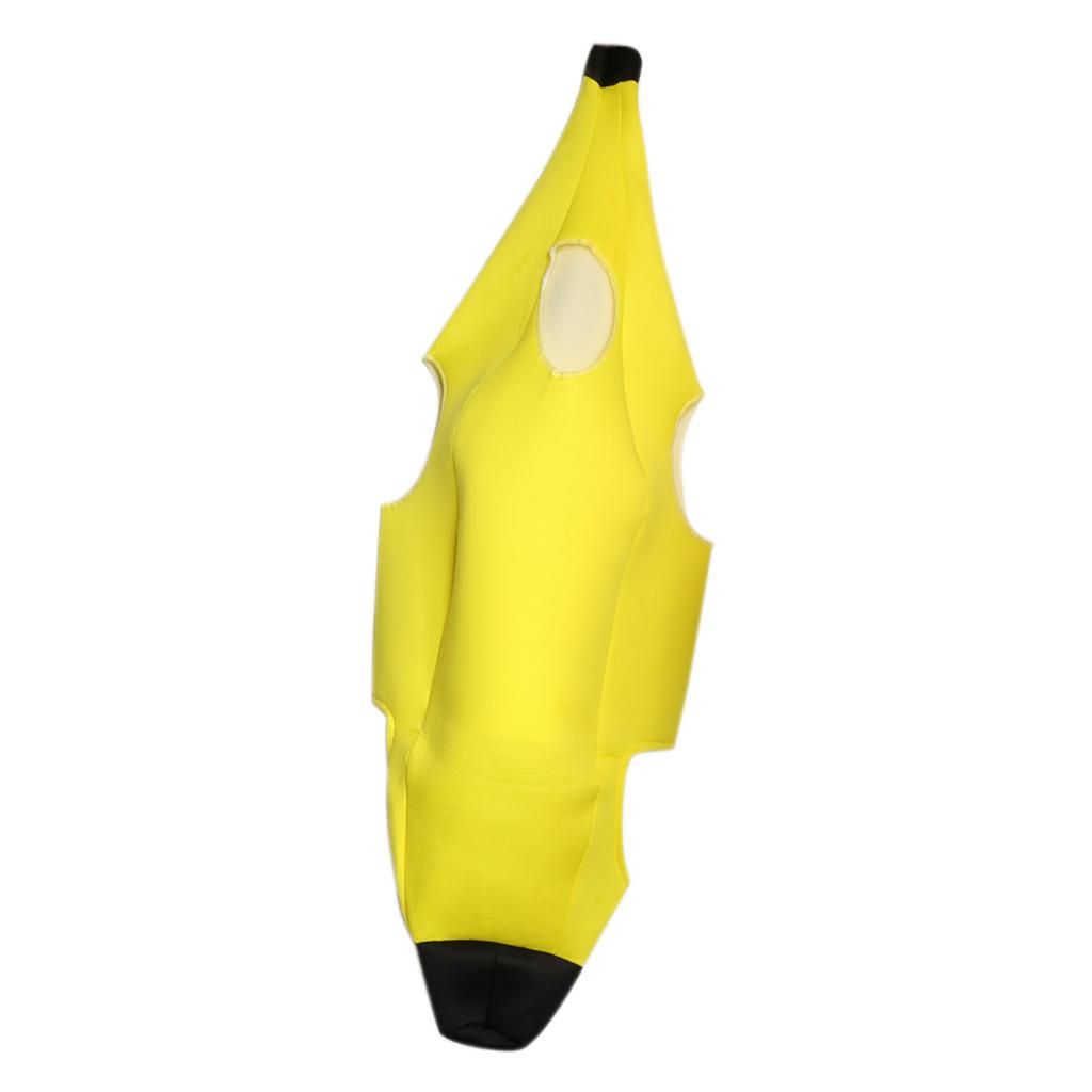Funny Adult Banana Fancy Dress Costume Outfit