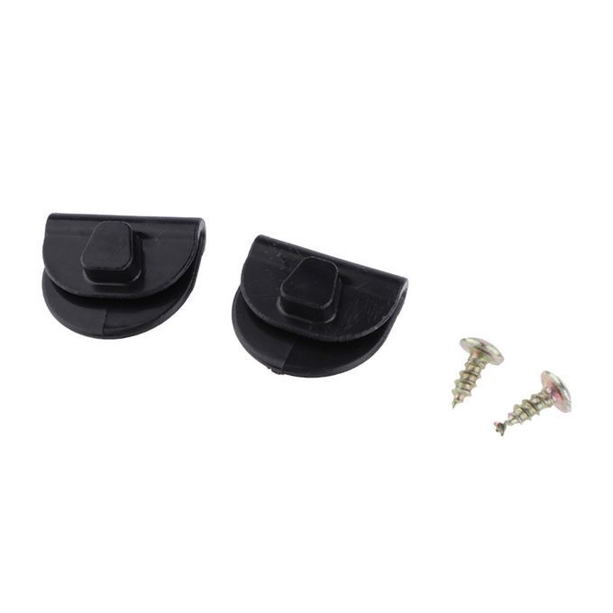 Black Left Battery Cover Clips For Harley Sportster XL883 XL1200 48 72