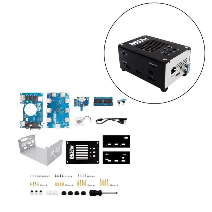 MiSTer FPGA Digital IO Board V1.2 With Quiet Fan & Jumper Lead For