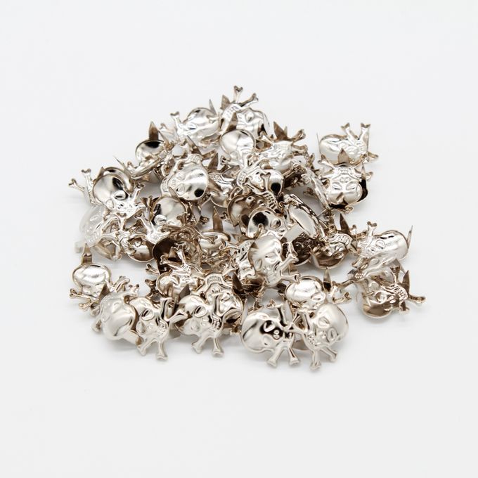 150Pcs Retro Silver Skull Rivet Studs Claw For DIY Shoes Bags Leather