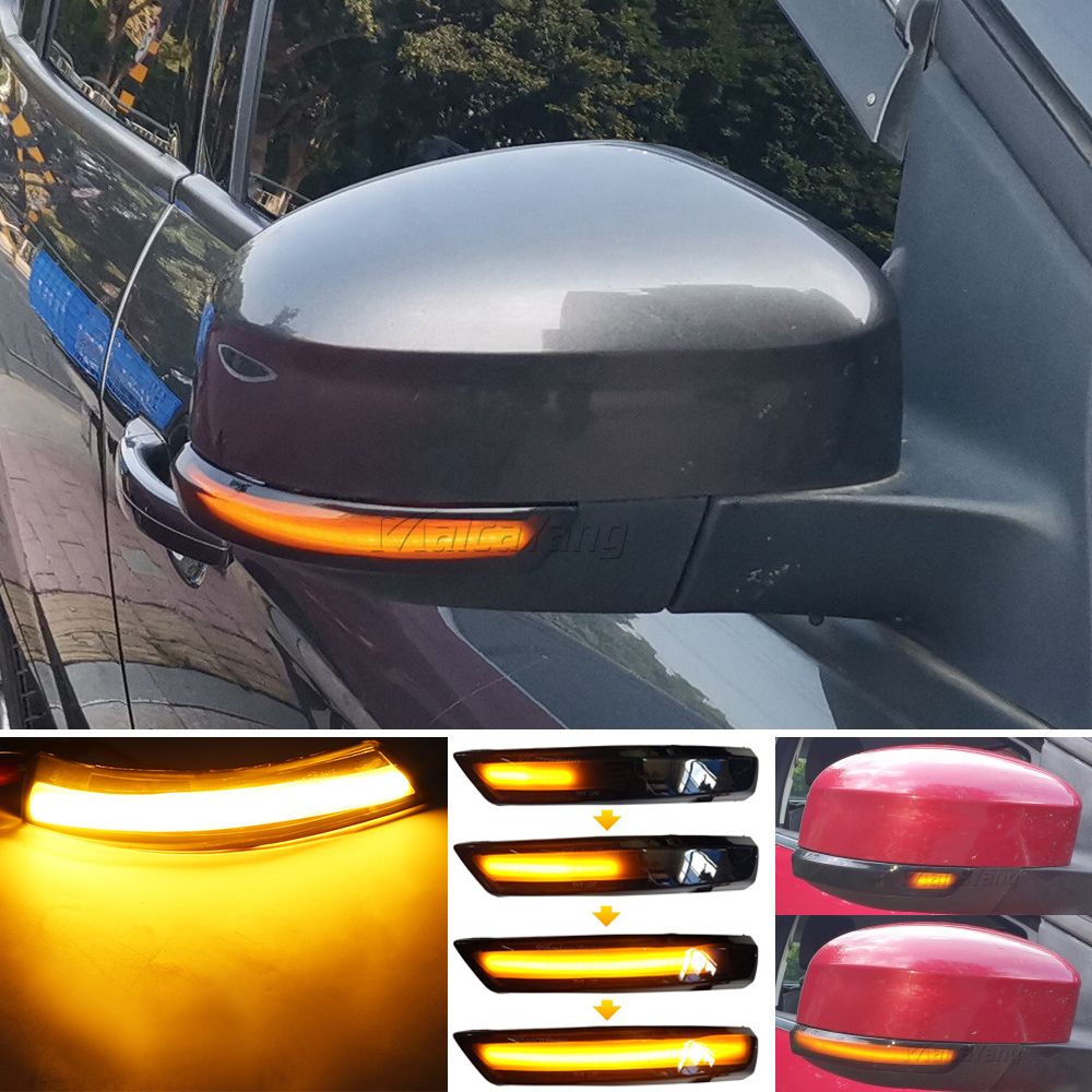 LED Dynamic Blinker Side Marker Turn Signal Light Repeater Indicator For Ford Focus 2 3 Mk2 Mk3 Mon