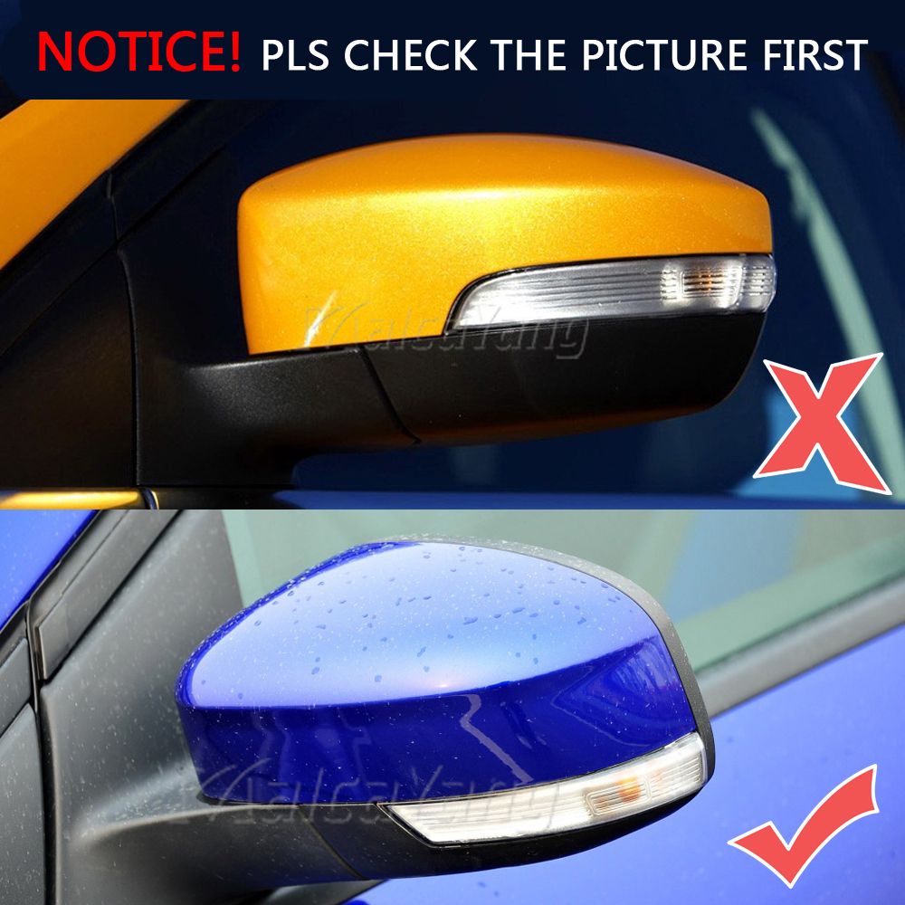 LED Dynamic Blinker Side Marker Turn Signal Light Repeater Indicator For Ford Focus 2 3 Mk2 Mk3 Mon