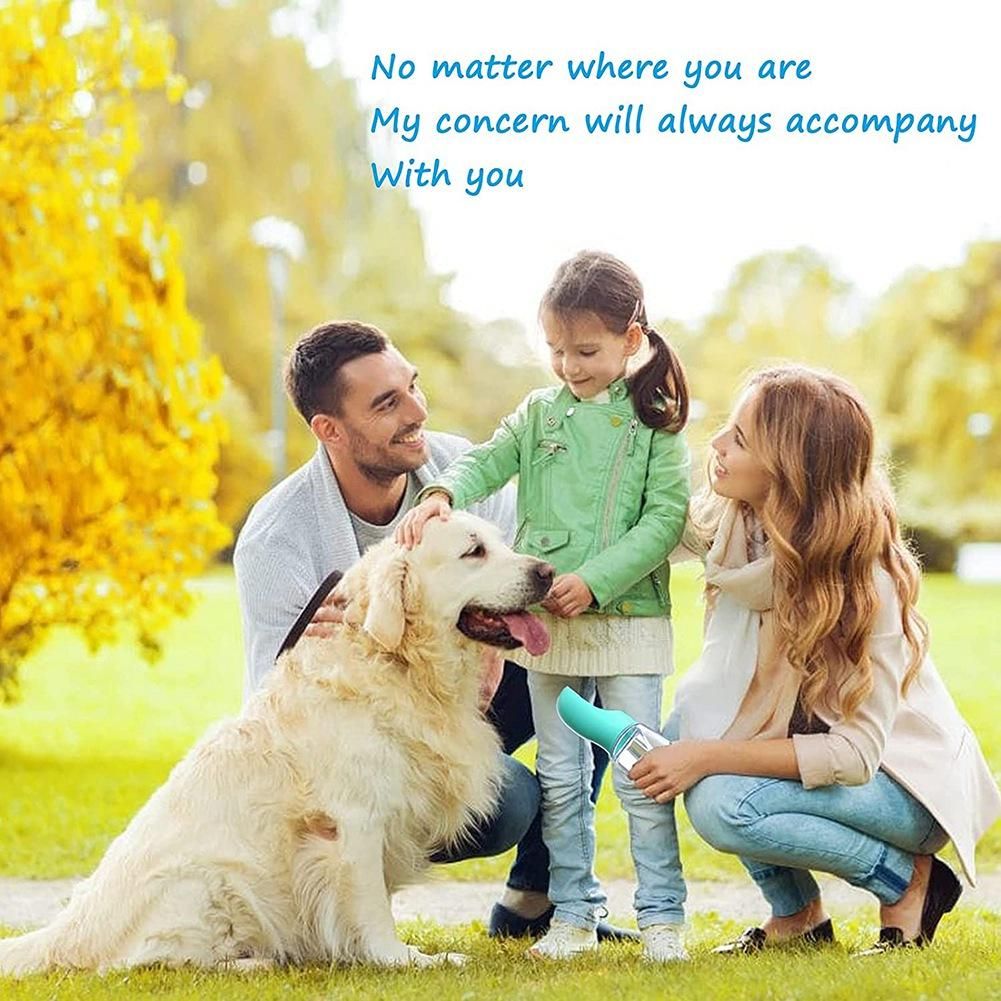 Portable Dog Bottle Water Dispenser Gourd Puppy Kitten Cat