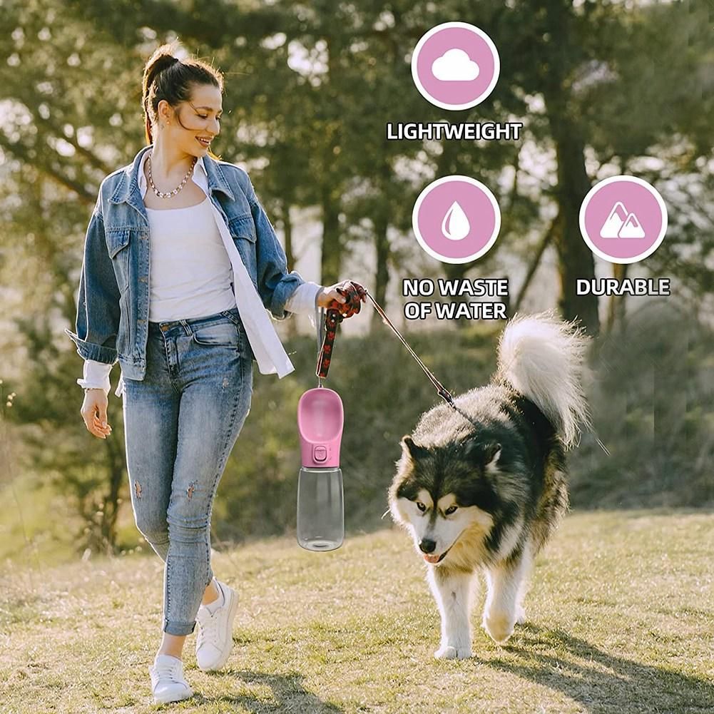 Portable Dog Bottle Water Dispenser Gourd Puppy Kitten Cat
