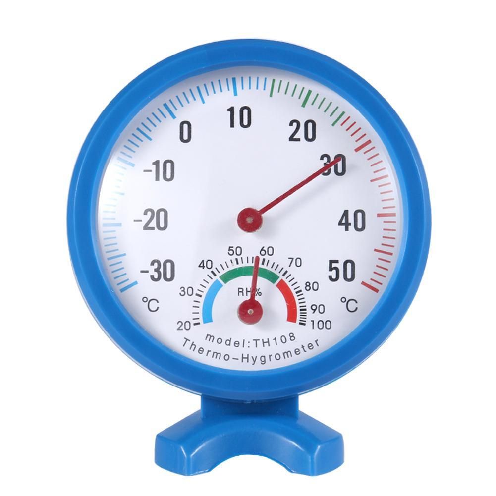 1 PC Mini Portable Accurate Durable Analog Hygrometer Mini Bell-shaped Scale Thermometer And Hygrometer For Home Or Office