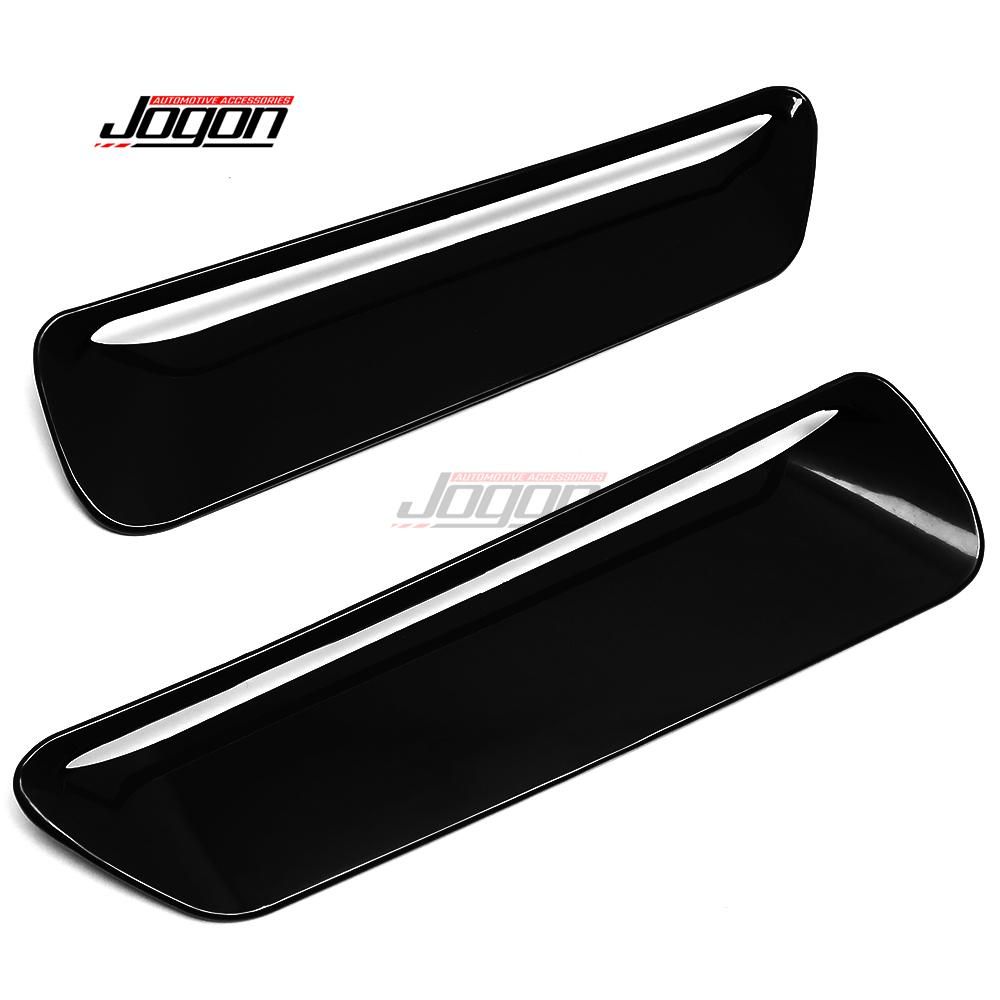2Pcs ABS For Dodge Challenger 2015 2016 2017 2018 2019 2020 Exterior Front Engine Hood Air Outlet Inlet Vent Cover Decoration
