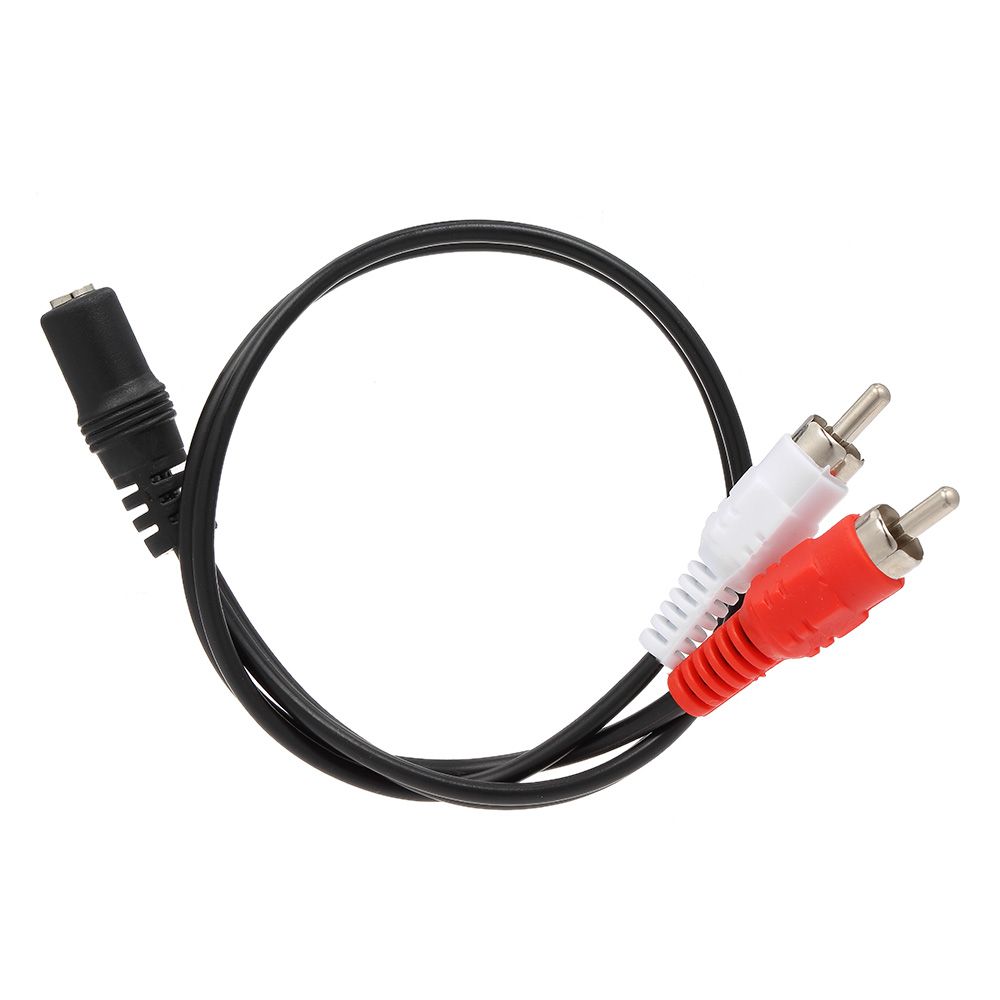0.25 Meter RCA Audio Cable 3.5mm Female To 2 RCA Male
