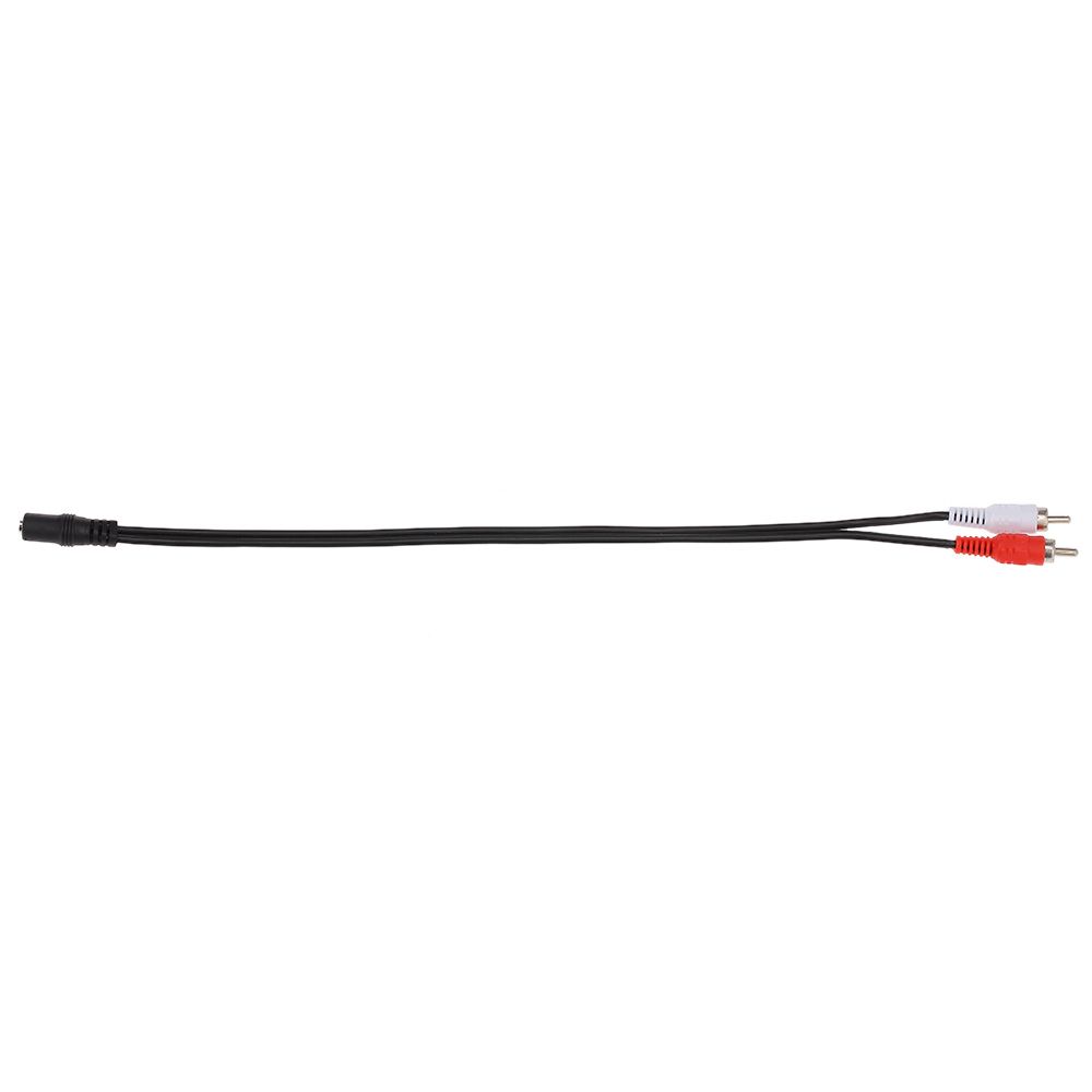 0.25 Meter RCA Audio Cable 3.5mm Female To 2 RCA Male