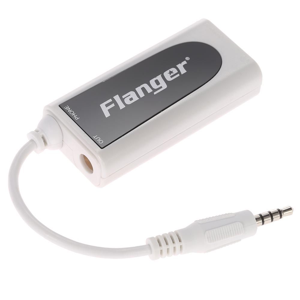 White Guitar Bass to Android Apple iPhone iPad iPod Touch Music Converter Adapter