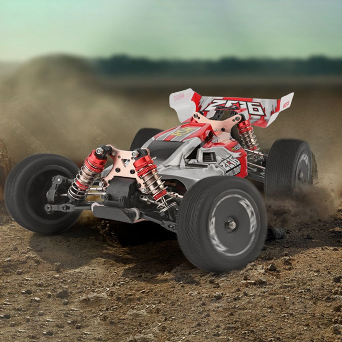 Toy Vehicle Good Grip Shock Absorber Remote Control Car Red