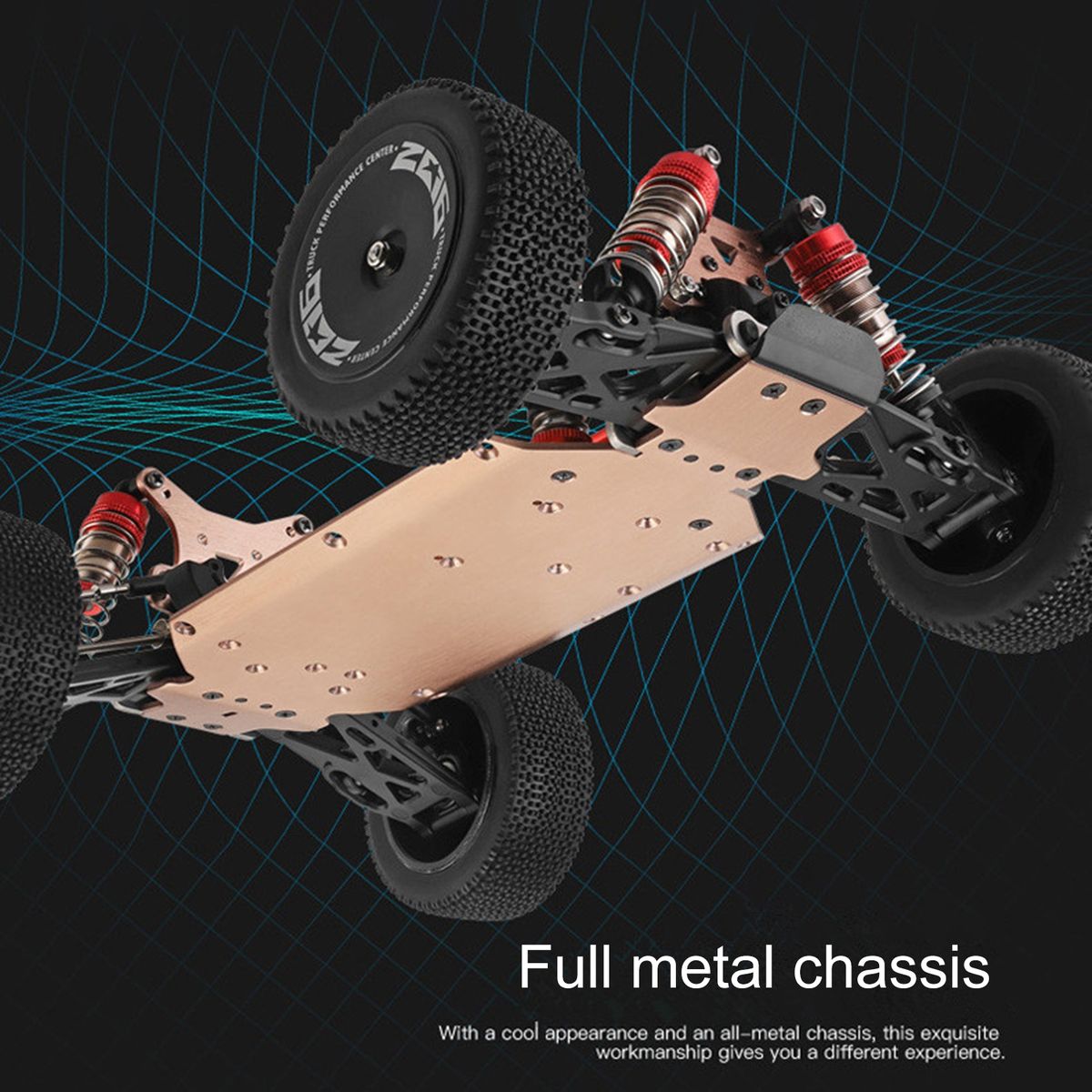 Toy Vehicle Good Grip Shock Absorber Remote Control Car Red