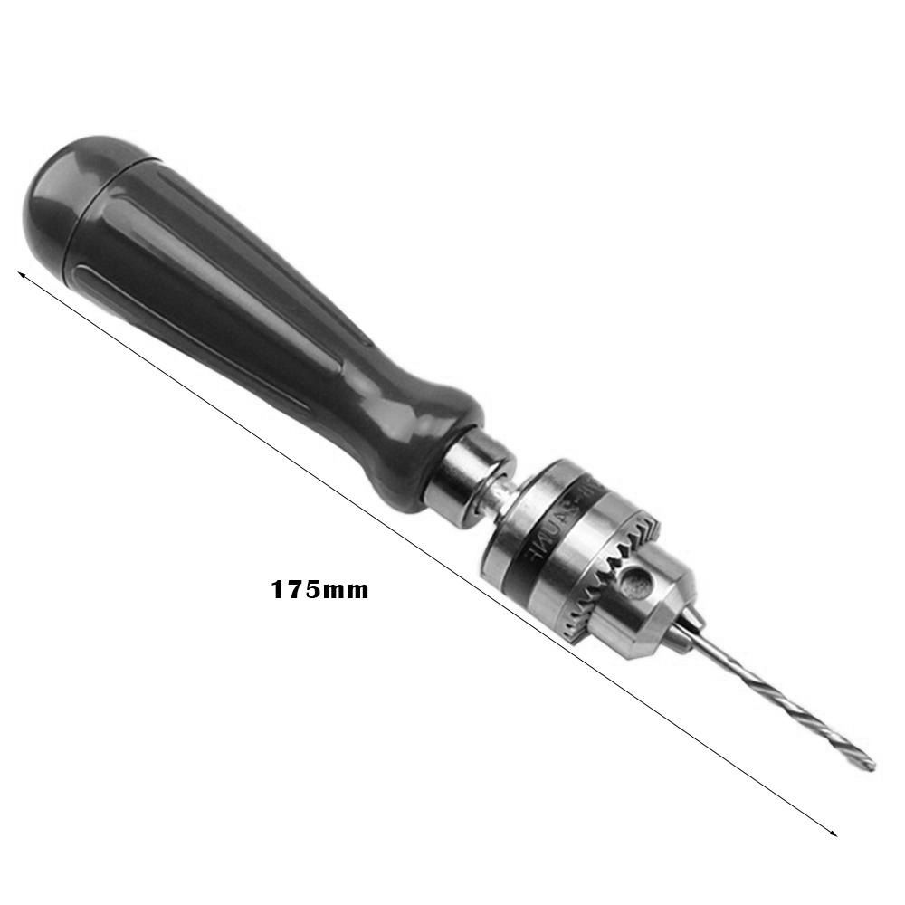 Hand Drill Bits Set 7 In 1 Manual Tool Pin Vises With 5 Pcs