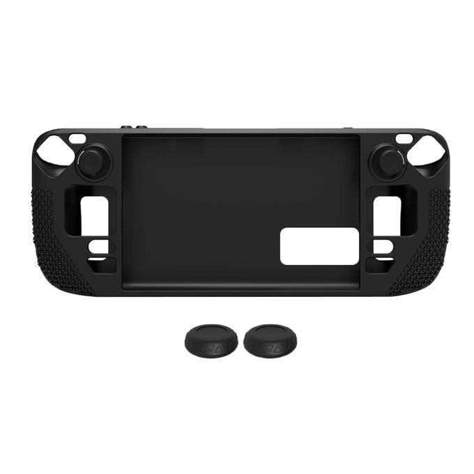 Protective Case Non-Slip Anti-Slip Particles For Steam Deck Black