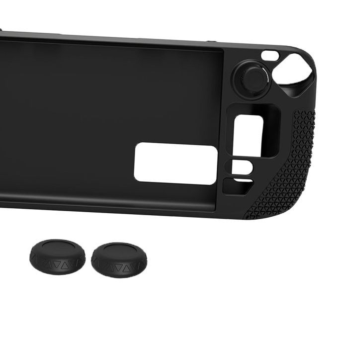 Protective Case Non-Slip Anti-Slip Particles For Steam Deck Black