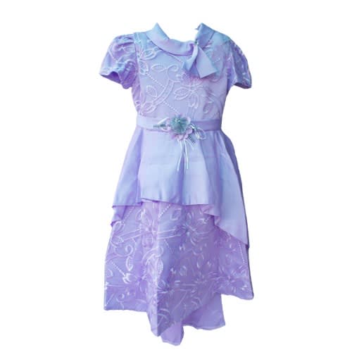 Girl’s Party Knee Length Ball Dress -Lilac