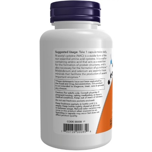 Nac N-acetyl Cysteine 600 Mg - 100 Capsules