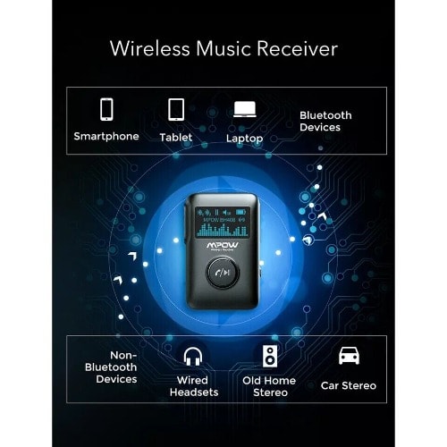 Bh408a Bluetooth Receiver - Aux Wireless Bluetooth 5.0 For Wired Speakers - Headphones