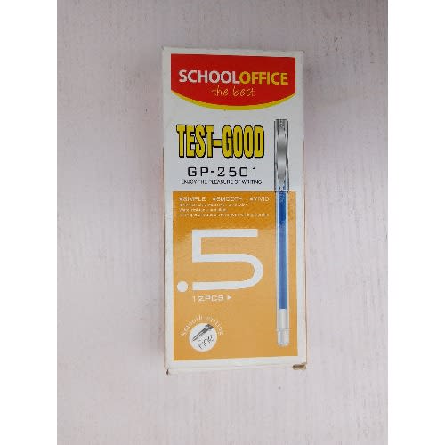 Black Gel Ink Ballpiont Pens - 12 Pieces