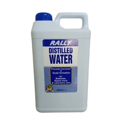 Distilled Water- 4 Litres