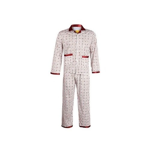 Men's Pyjamas With Indoor Slippers - Red