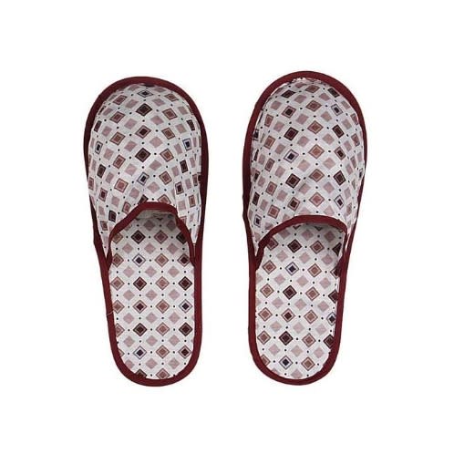 Men's Pyjamas With Indoor Slippers - Red
