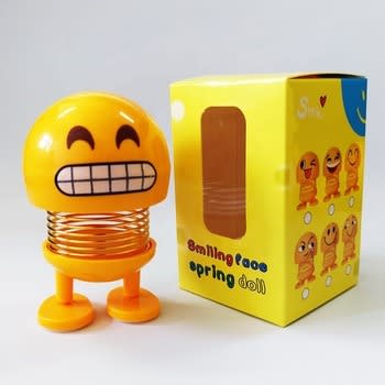 Emoji Smiling Face Spring Doll Dancing Toys