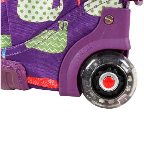 Elephant 16" Lolli 2 Piece Set Rolling Backpack And Lunchbag