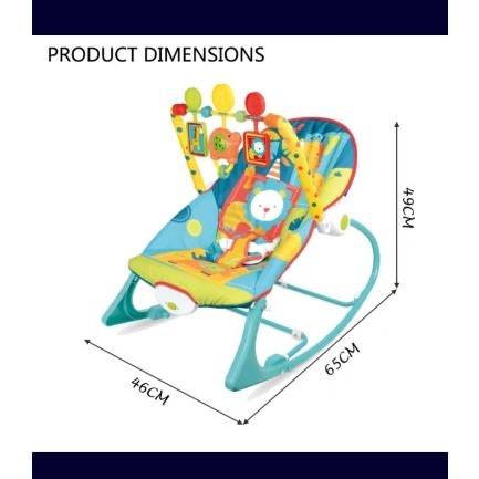 Sahara Educational Infant To Toddler Activity Baby Rocker