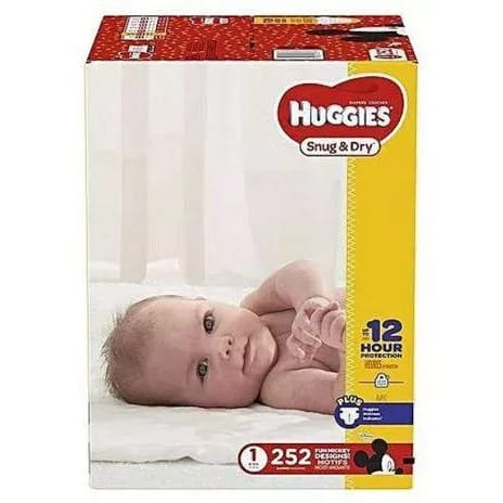 Snug And Dry Diapers - Size 1 - 252 Count