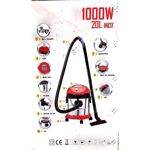 Xtra Power Wet And Dry Vacuum Cleaner - 20L - 1000w