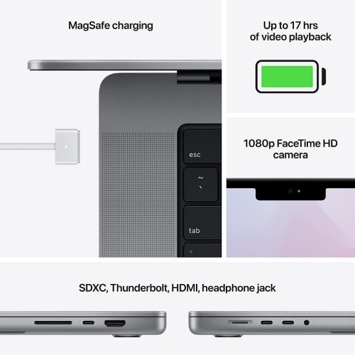 MacBook Pro - 16-inch - Apple M1 Pro Chip - 1TB SSD - 16GB RAM - 2021 Model - Space Gray