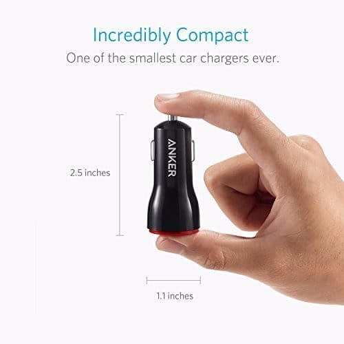 Powerdrive 2 Car Charger + 3ft Miro USB Cable - Black