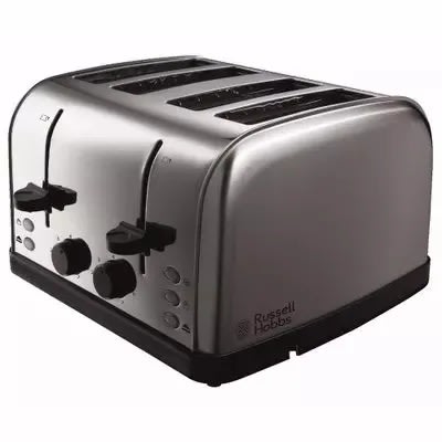 4 Slice Toaster Stainless Steel
