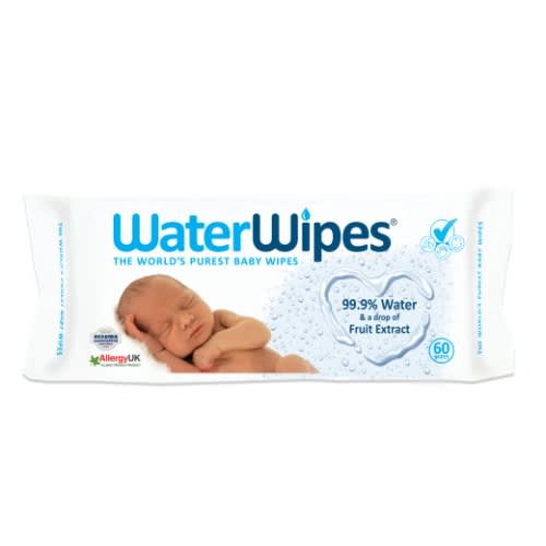 Baby Wipes 12x60 Pack -Unscented 99.9% Water (720 Wet Wipes)