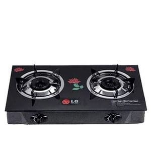 Table Top Two Burner Glass Gas Cooker