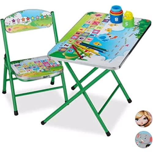 Kid’s Foldable Table & Chair Set