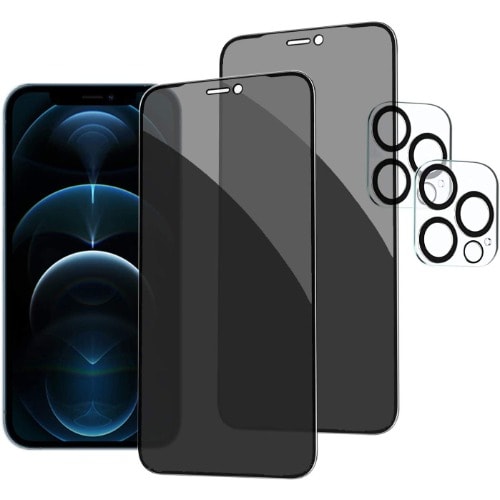 iPhone 11 Privacy Screen With 2 Pieces Camera Lens Protector