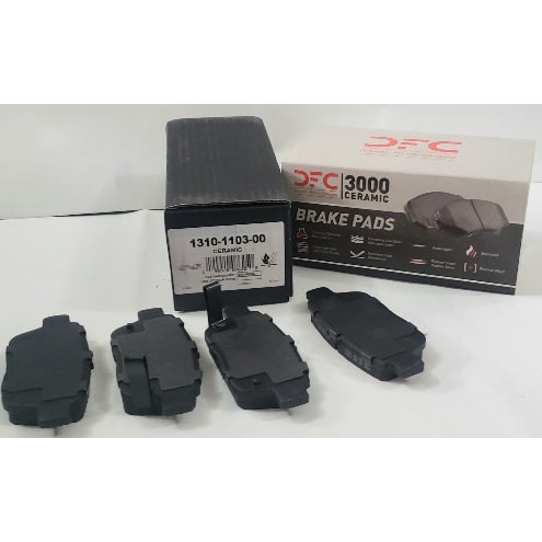 Dynamic Friction 1310-1103-00 DFC 3000 Ceramic Rear Brake Pad - Set