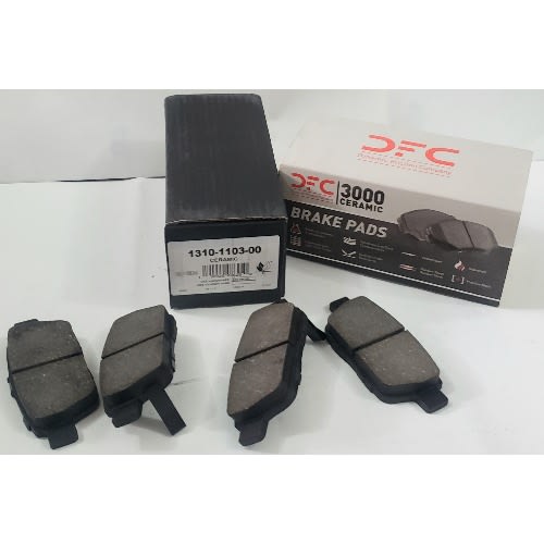 Dynamic Friction 1310-1103-00 DFC 3000 Ceramic Rear Brake Pad - Set