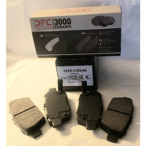 Dynamic Friction 1310-1103-00 DFC 3000 Ceramic Rear Brake Pad - Set