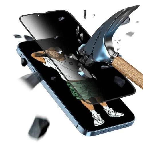 Green Lion 3d Silicone Privacy Glass Screen Protector For iPhone 13 / 13 Prmade Fro - 6.1"