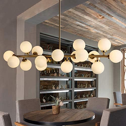 Chandelier 16 Round Glasses Led Ceiling Light