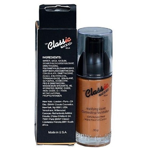 Classic Make Up Concealing Matte Foundation Spf30 - 30ml
