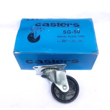 Castor - Swivel Wheel Roller With Brakes 50mm - 4 Pieces In Pack
