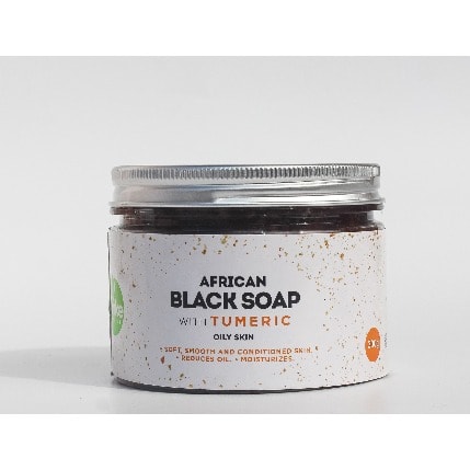 African Black Soap With Turmeric - 300g