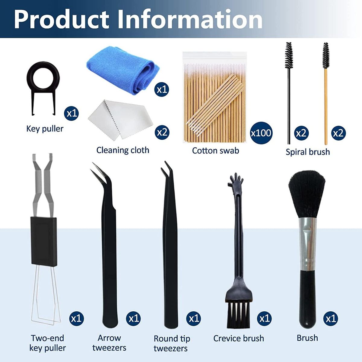 Keyboard Cleaning Kit 14 in 1 Computer Cleaning Kit Plastic