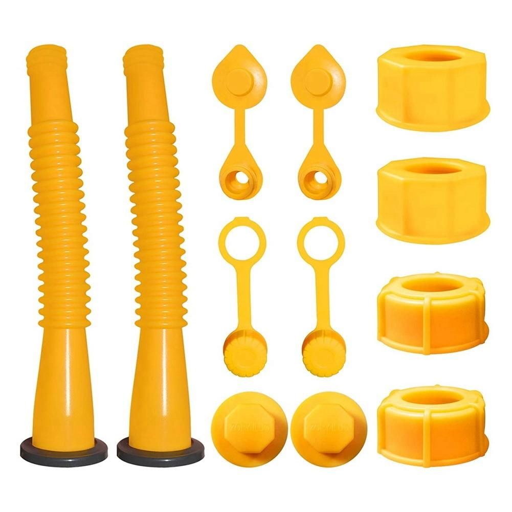 2Sets Gas Can Spout Replacement, Gas Can Nozzle Gas Can Spout Replacement Kit,for Most 1/2/5/10 Gallon Oil Cans